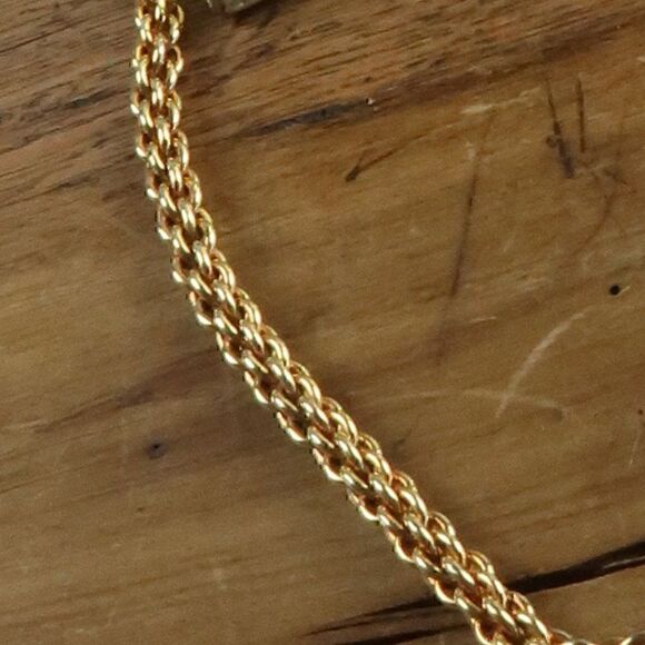 PALOMA PICASSO LOPEZ VINTAGE GOLD SHOULDER BAG WITH HEAVY GOLD CHAIN - Picture 8 of 13